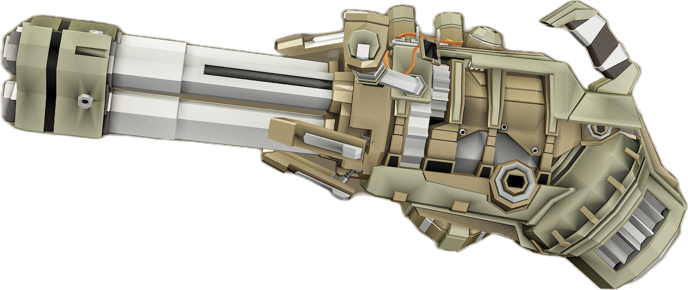 “铅暴”转管机枪